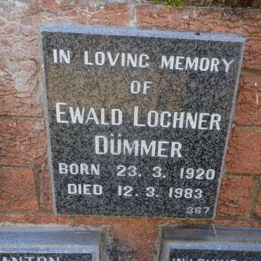 DUMMER Ewald Lochner 1920-1983