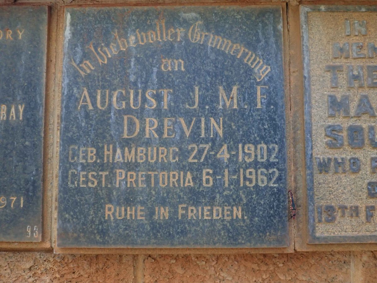 DREVIN August J.M.F. 1902-1962