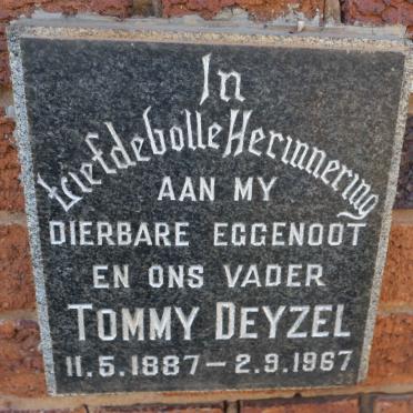 DEYZEL Tommy 1887-1967