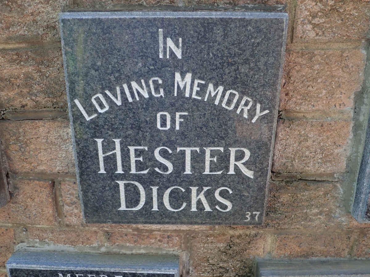 DICKS Hester