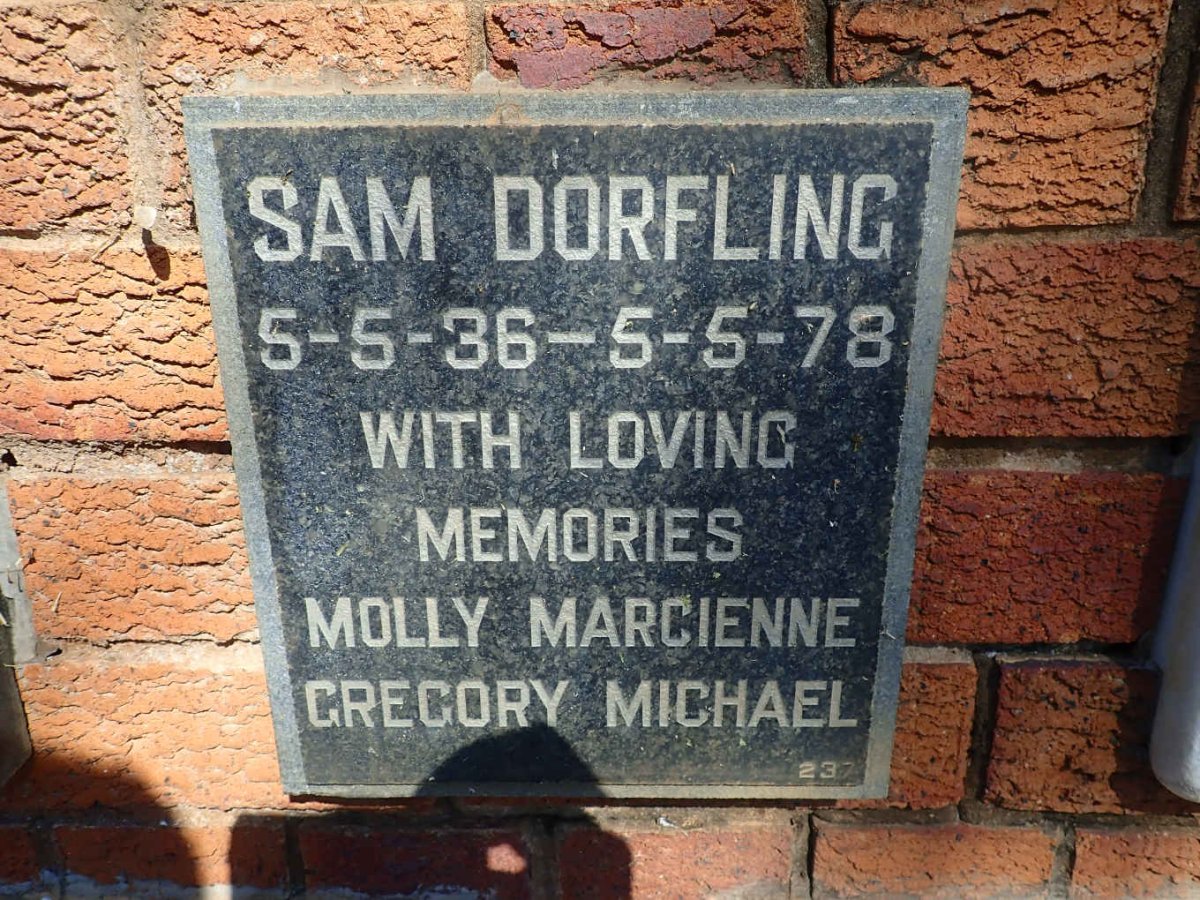 DORFLING Sam 1936-1978
