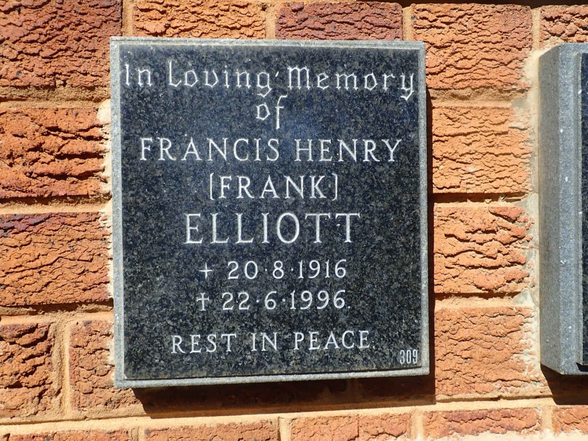 ELLIOTT Francis Henry 1916-1996