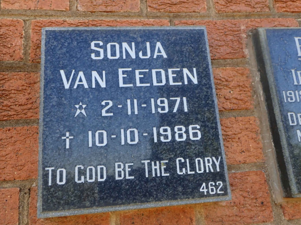 EEDEN Sonja, van 1971-1986