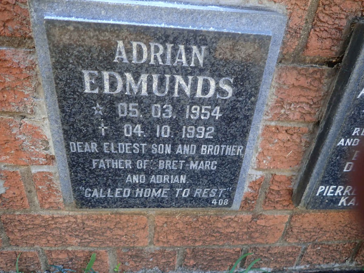 EDMUNDS Adrian 1954-1992