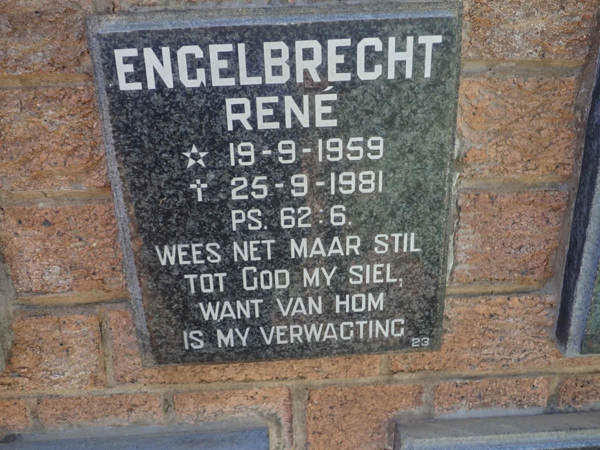 ENGELBRECHT Rene 1959-1981