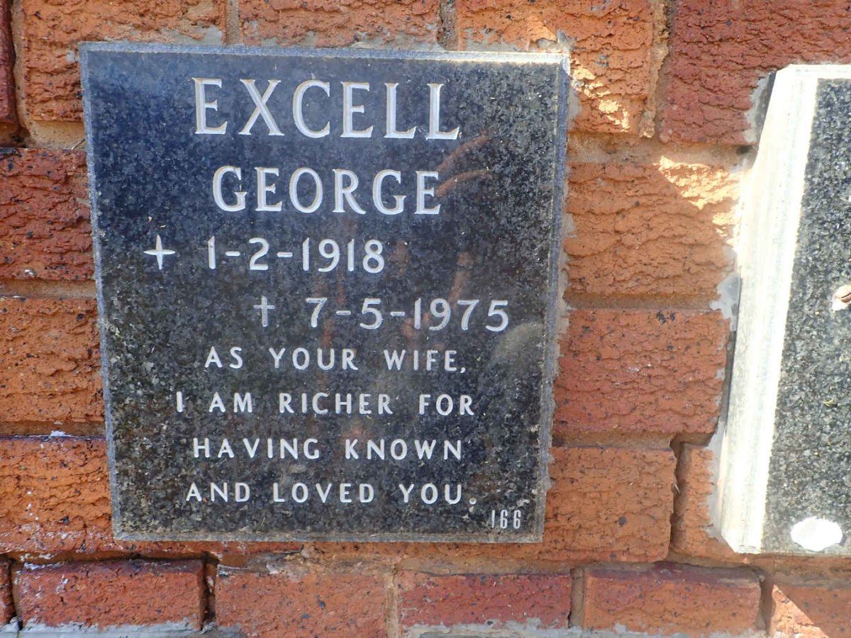 EXCELL George 1918-1975