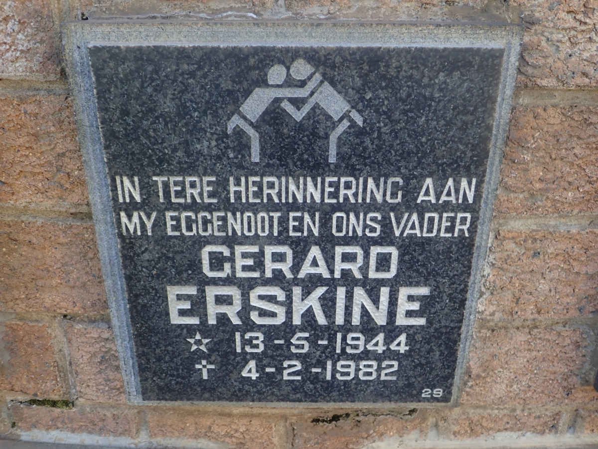 ERSKINE Gerard 1944-1982