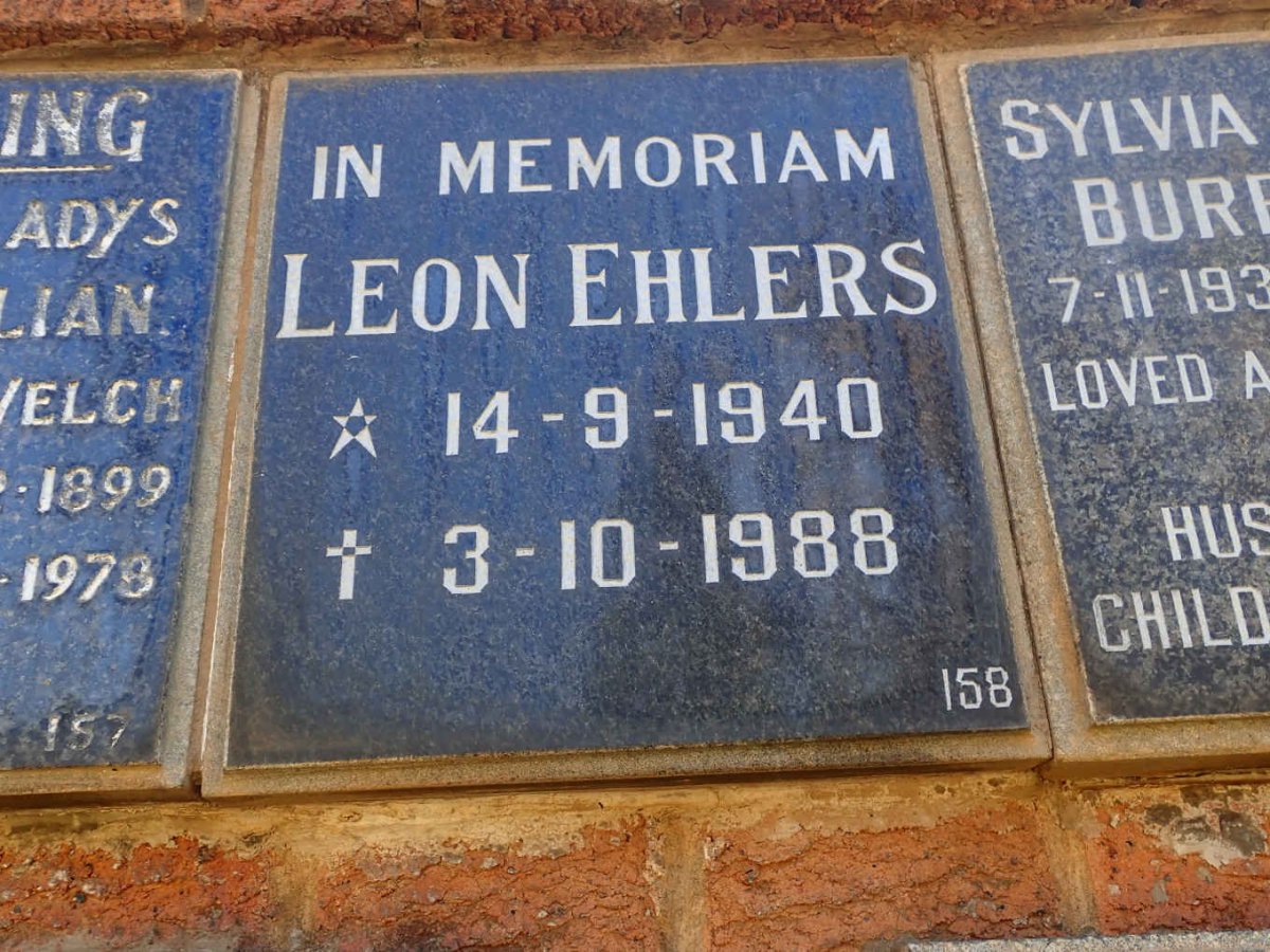 EHLERS Leon 1940-1988