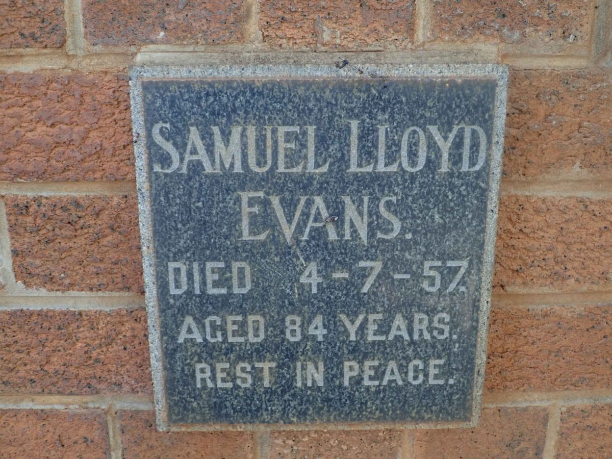 EVANS Samuel Lloyd -1957