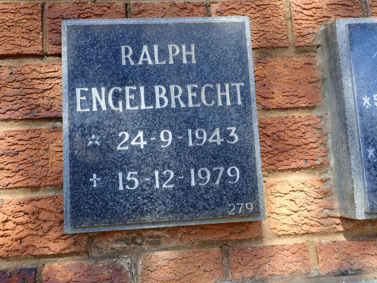 ENGELBRECHT Ralph 1943-1979