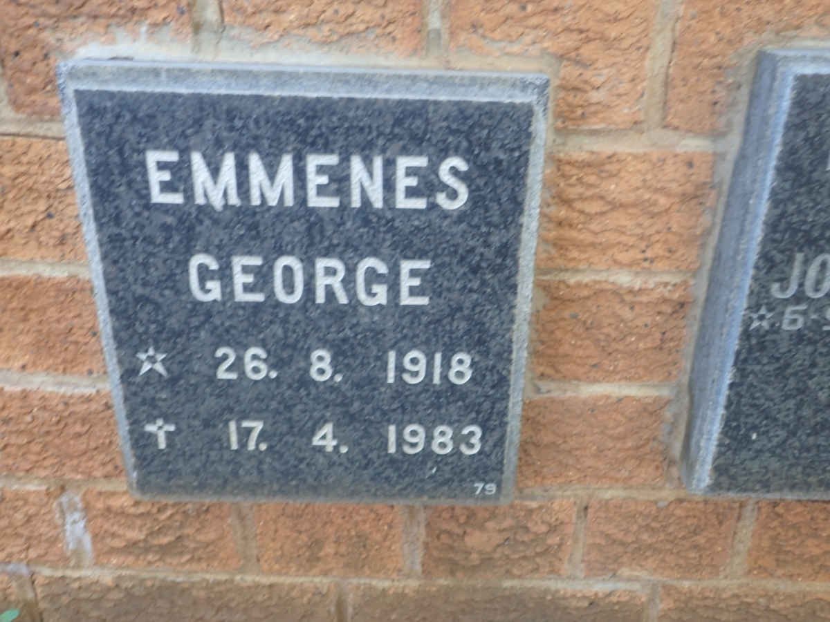 EMMENES George 1918-1983