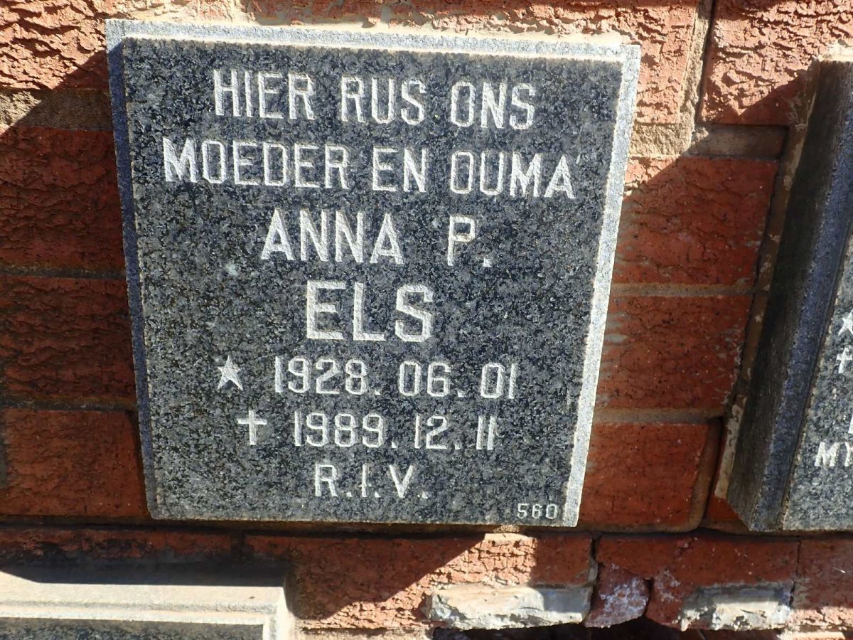 ELS Anna P. 1928-1989