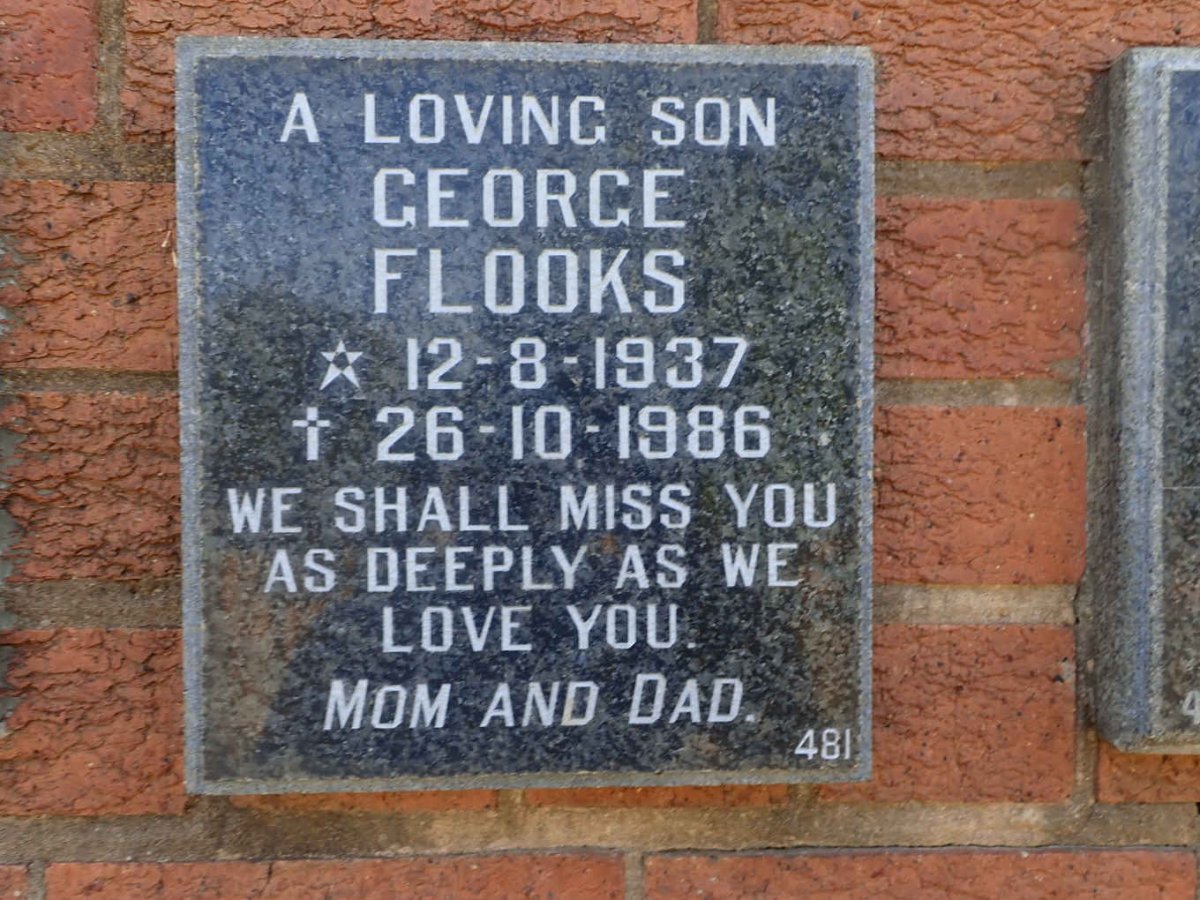 FLOOKS George 1937-1986