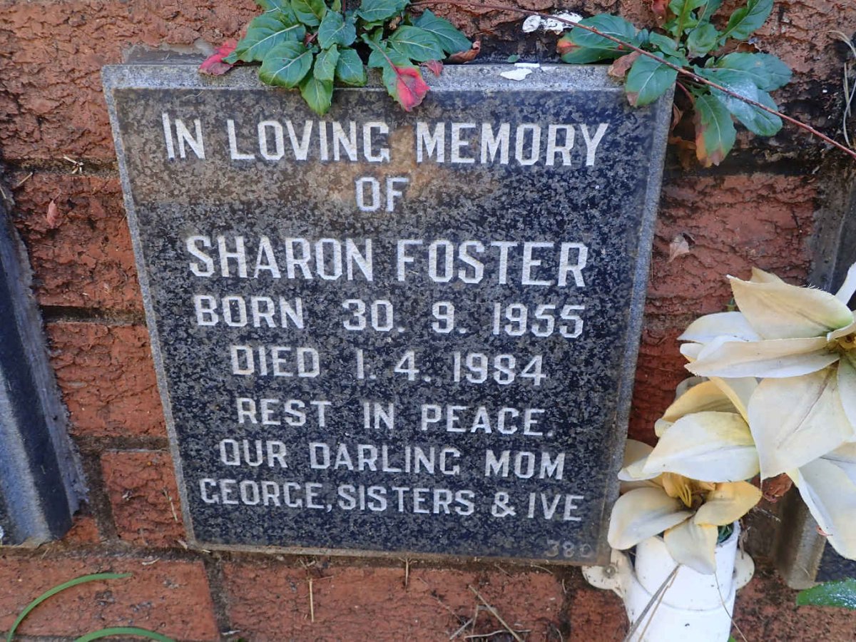 FOSTER Sharon 1955-1984