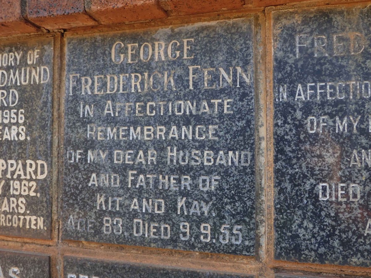 FENN George Frederick -1955