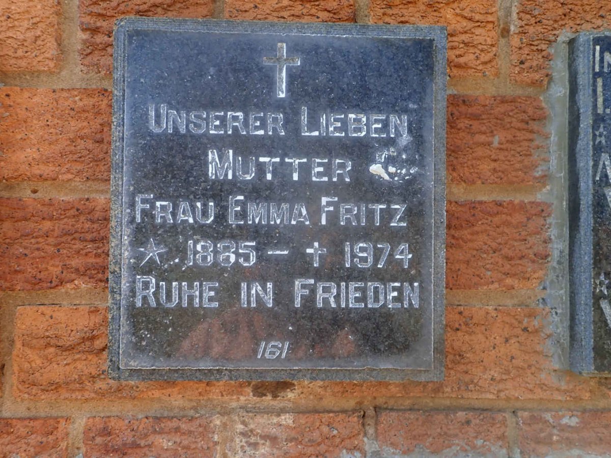 FRITZ Emma 1885-1974
