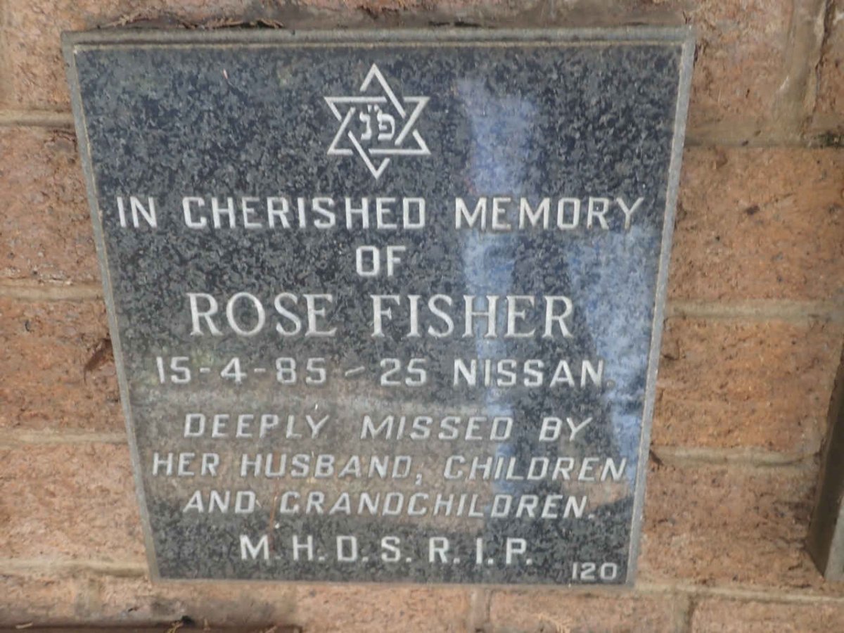 FISHER Rose -1985