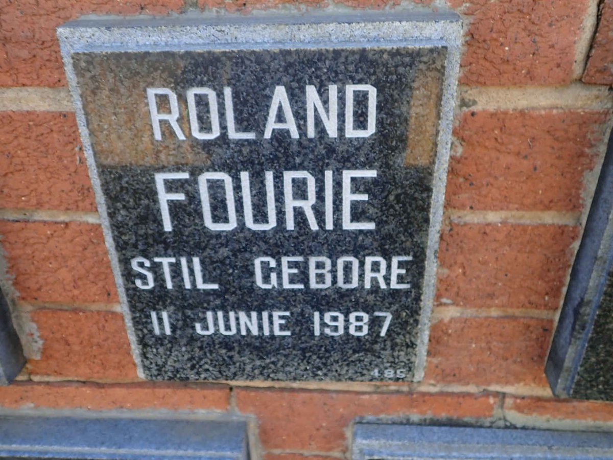 FOURIE Roland 1987-1987