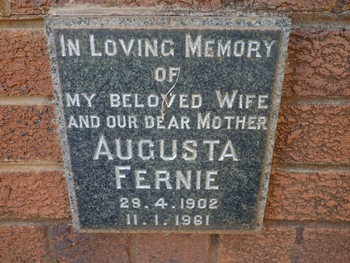 FERNIE Augusta 1902-1961