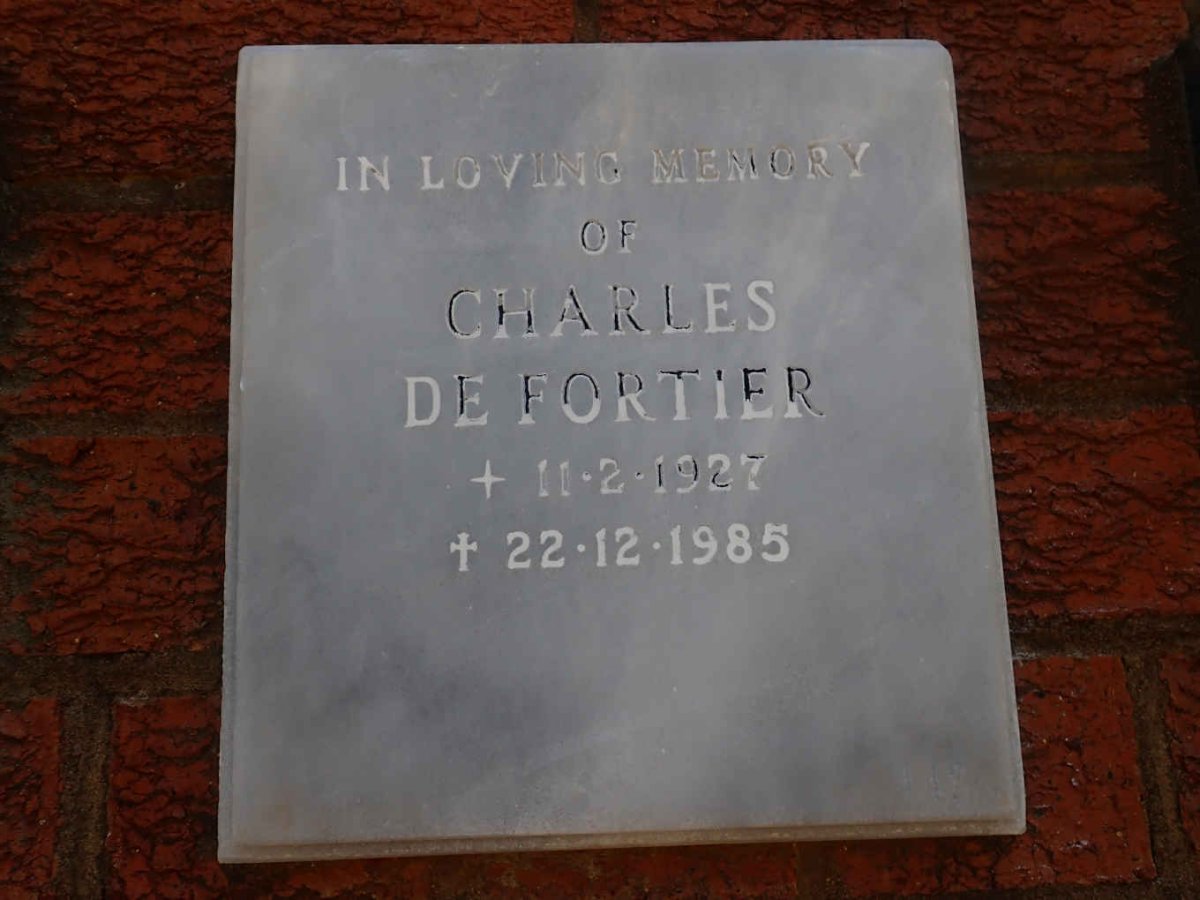 FORTIER Charles, de 1927-1985