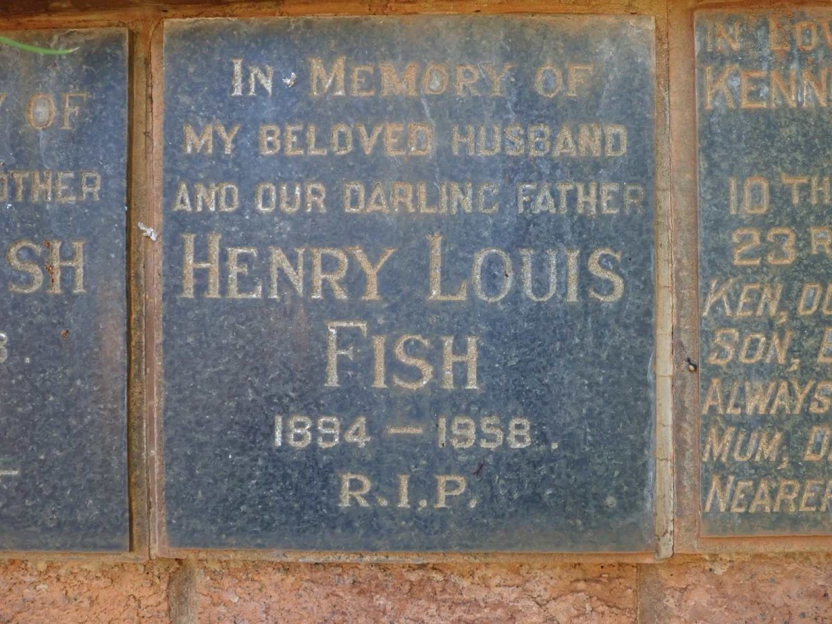 FISH Henry Louis 1894-1958