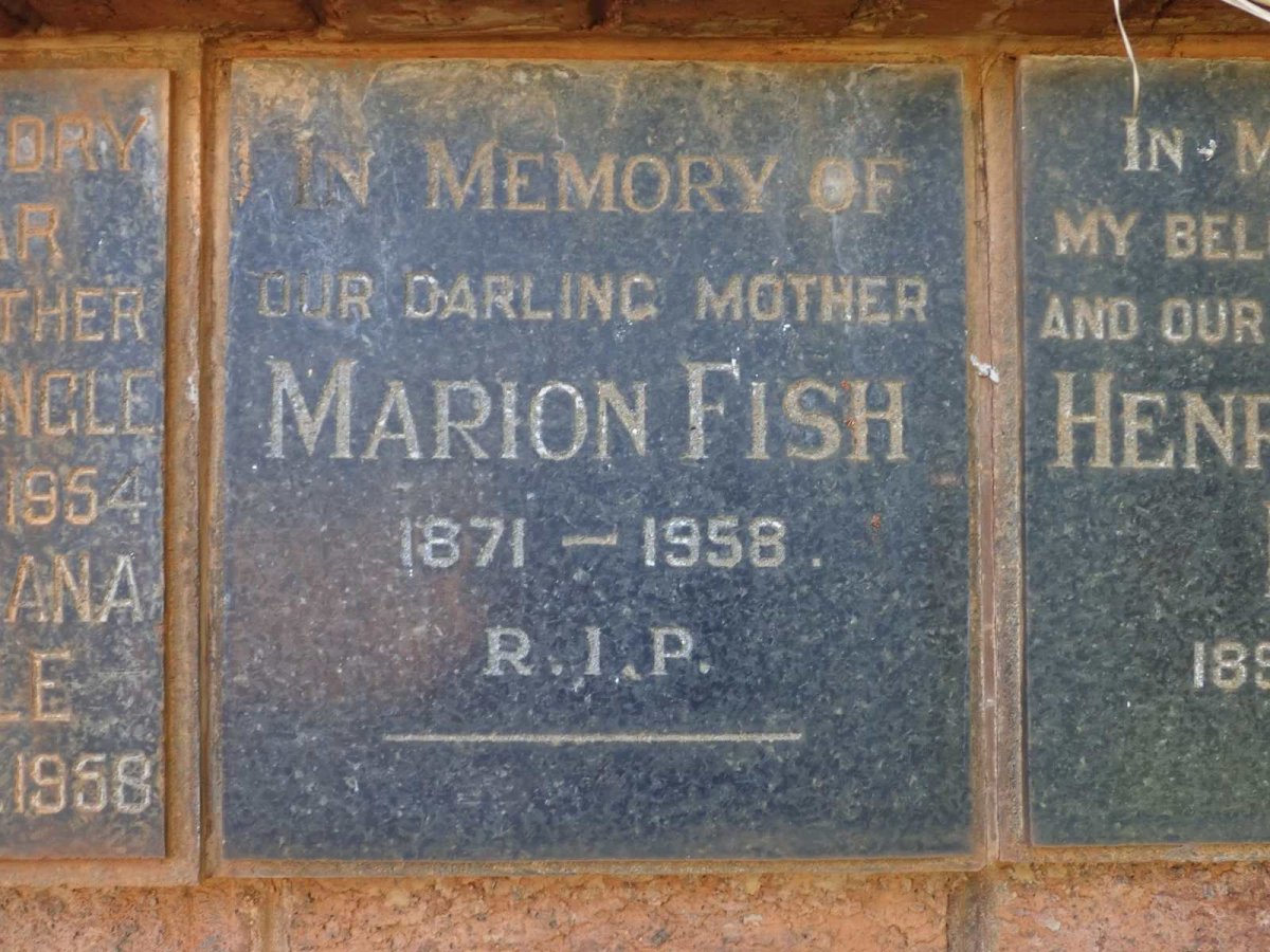 FISH Marion 1871-1958