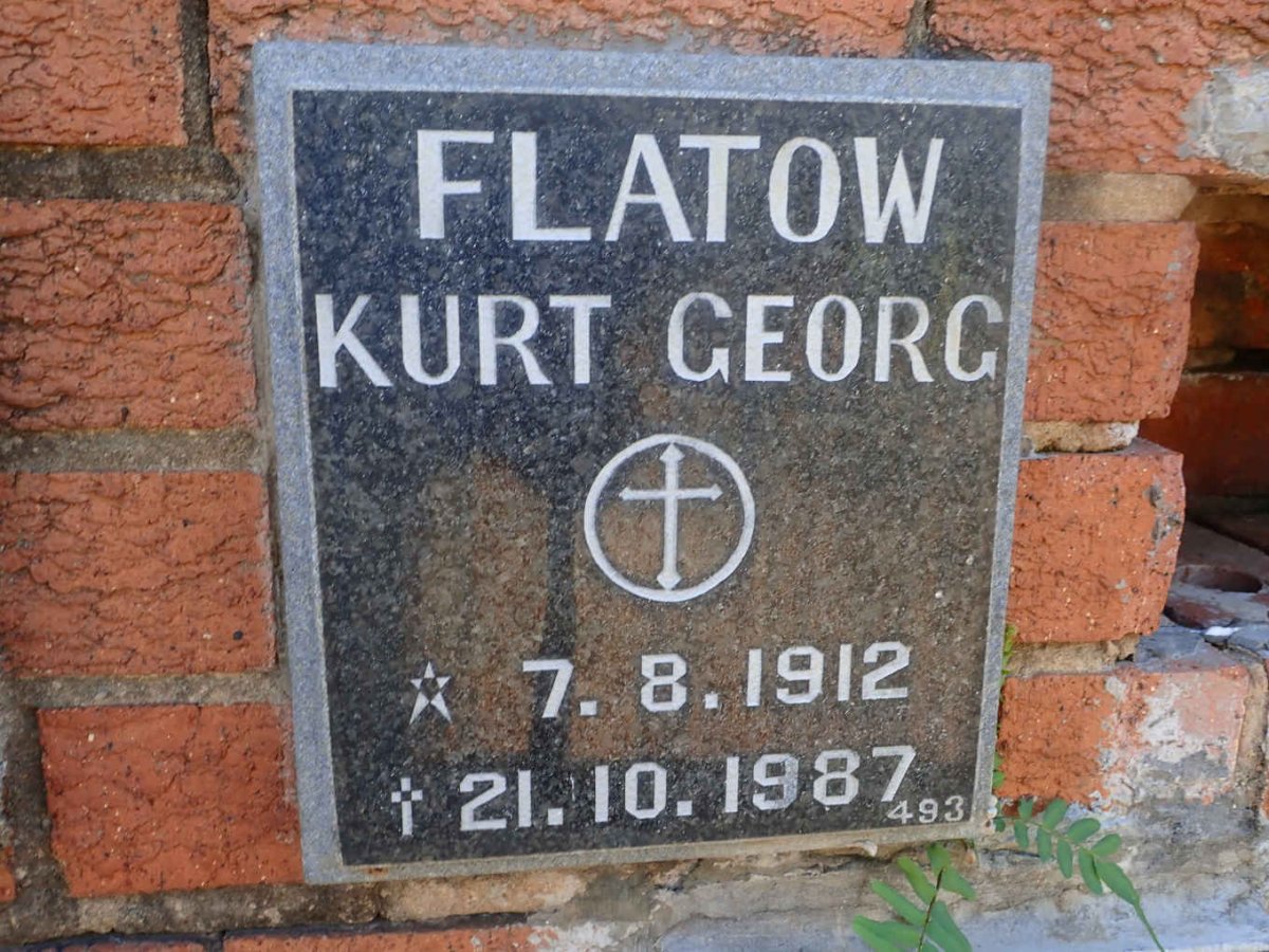 FLATOW Kurt Georg 1912-1987