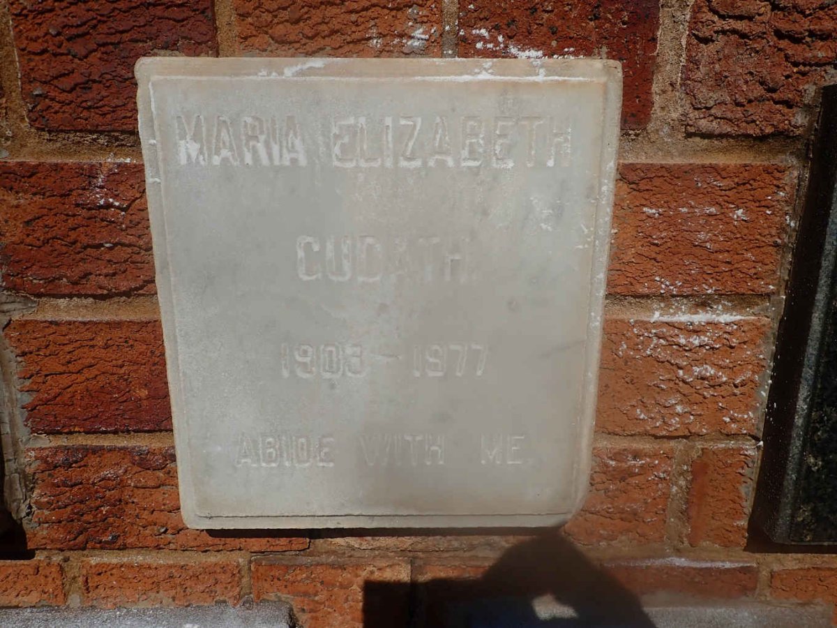 GUDATH Maria Elizabeth 1903-1977