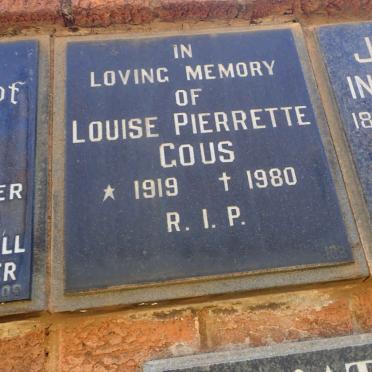 GOUS Louise Pierrette 1919-1980