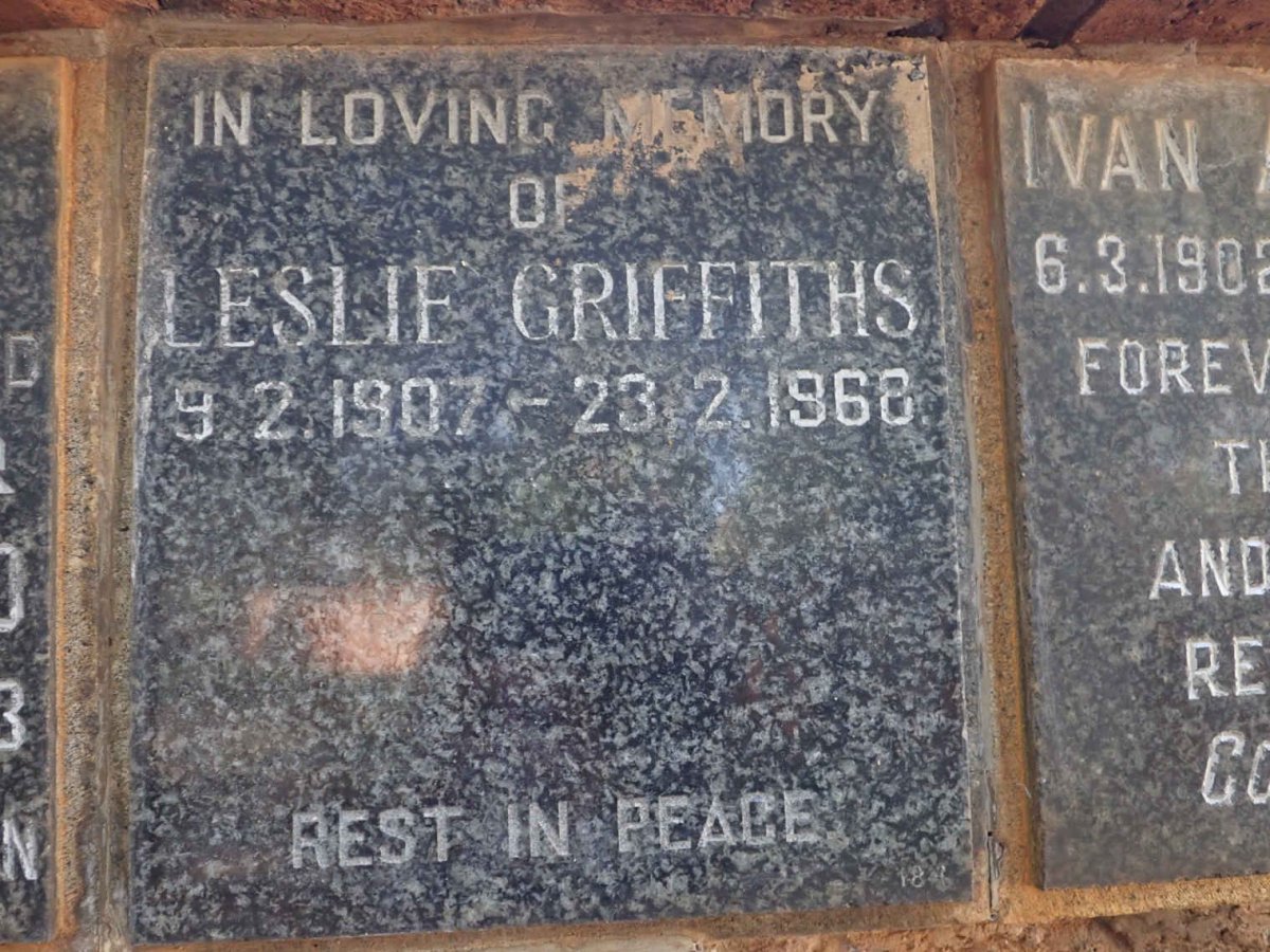 GRIFFITHS Leslie 1907-1968