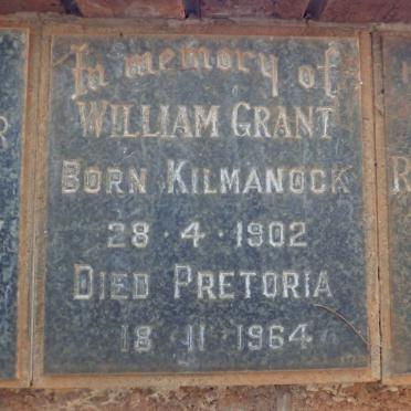 GRANT William 1902-1964
