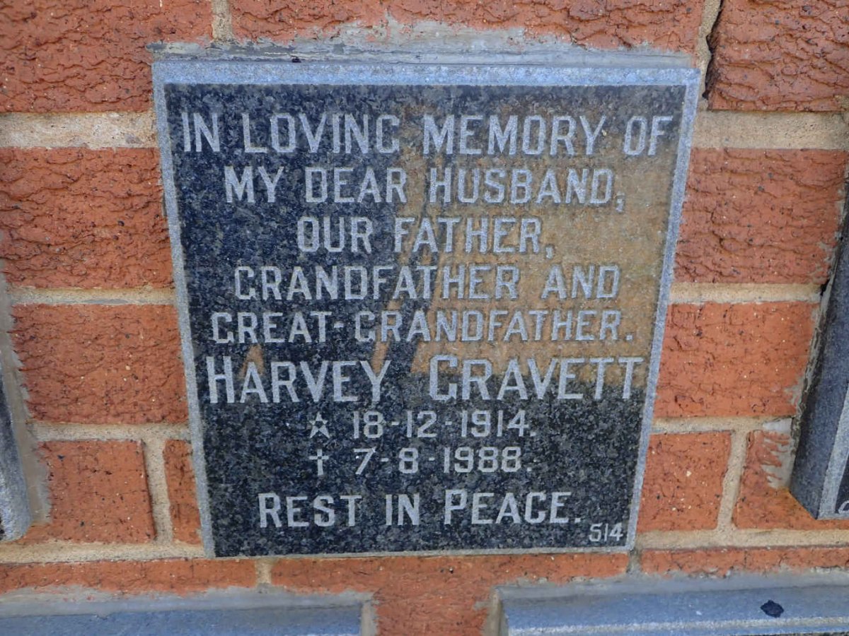 GRAVETT Harvey 1914-1988