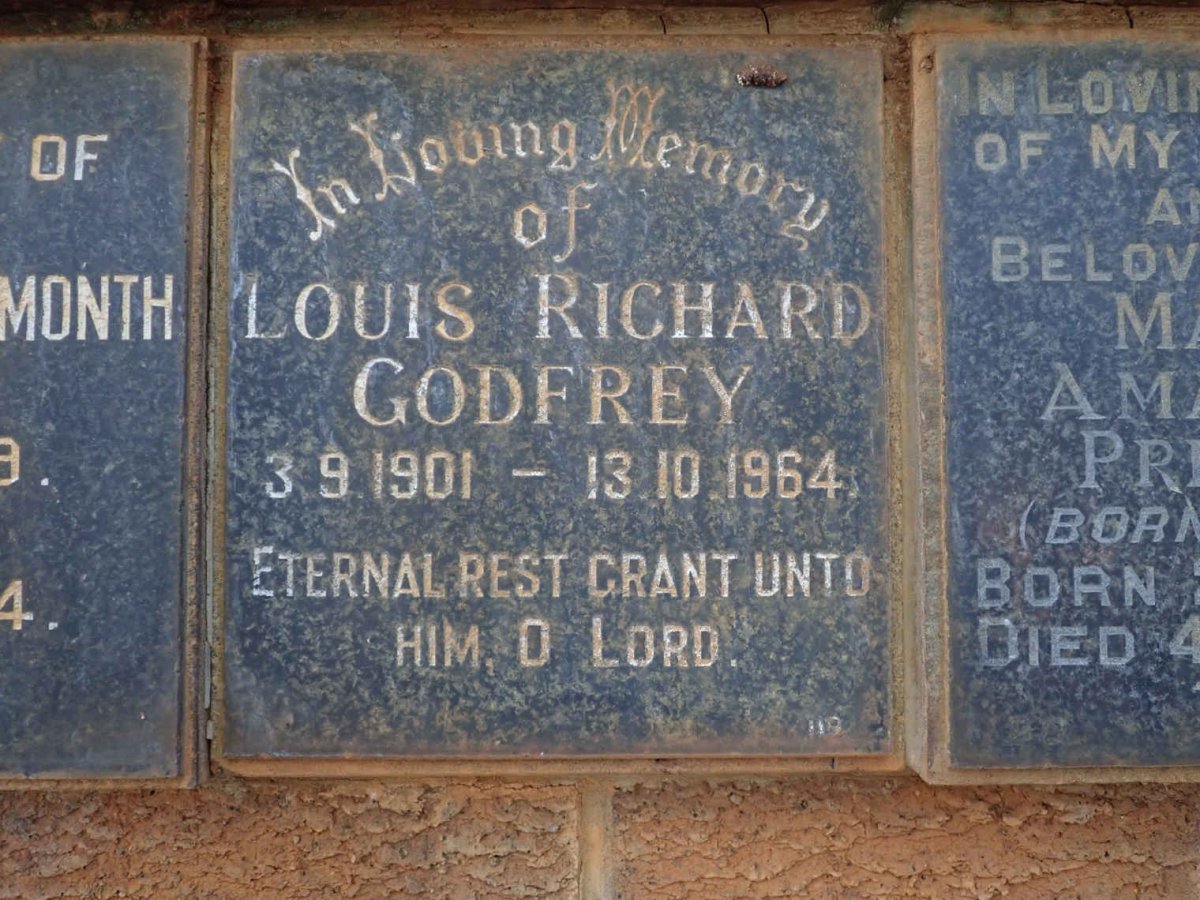 GODFREY Louis Richard 1901-1964