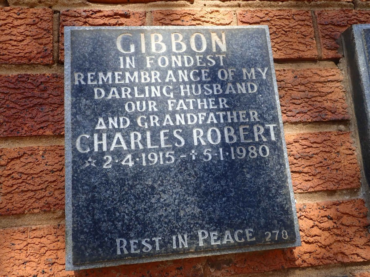 GIBBON Charles Robert 1915-1980