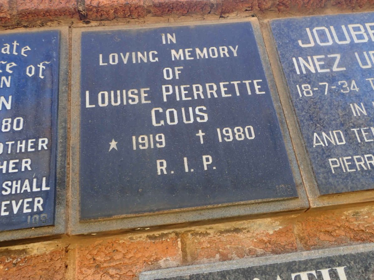 GOUS Louise Pierrette 1919-1980