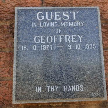 GUEST Geoffrey 1927-1985