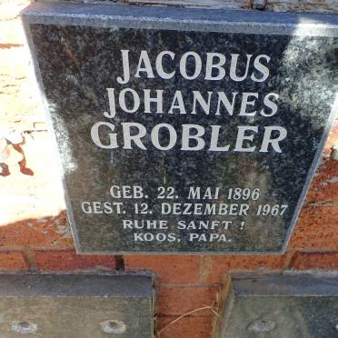 GROBLER Jacobus Johannes 1896-1967