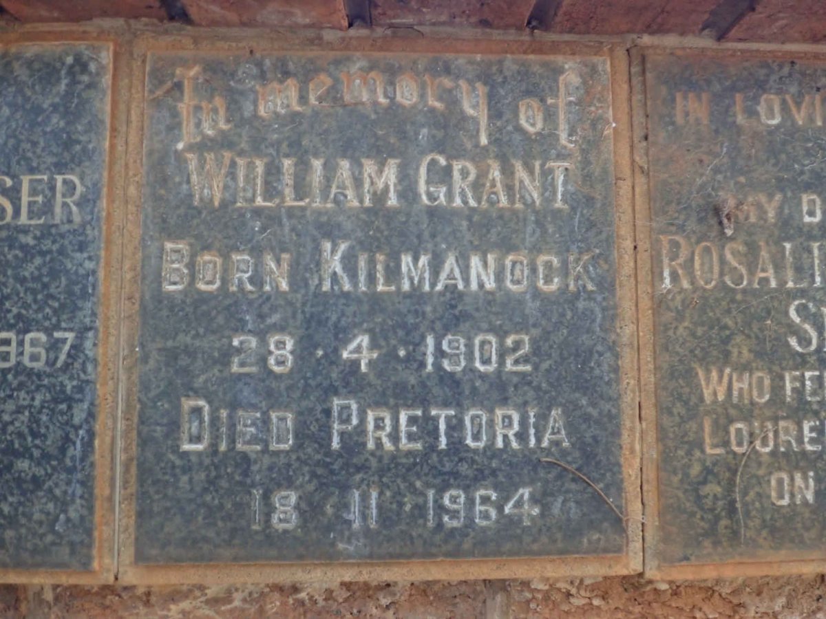 GRANT William 1902-1964