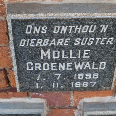 GROENEWALD Mollie 1898-1967