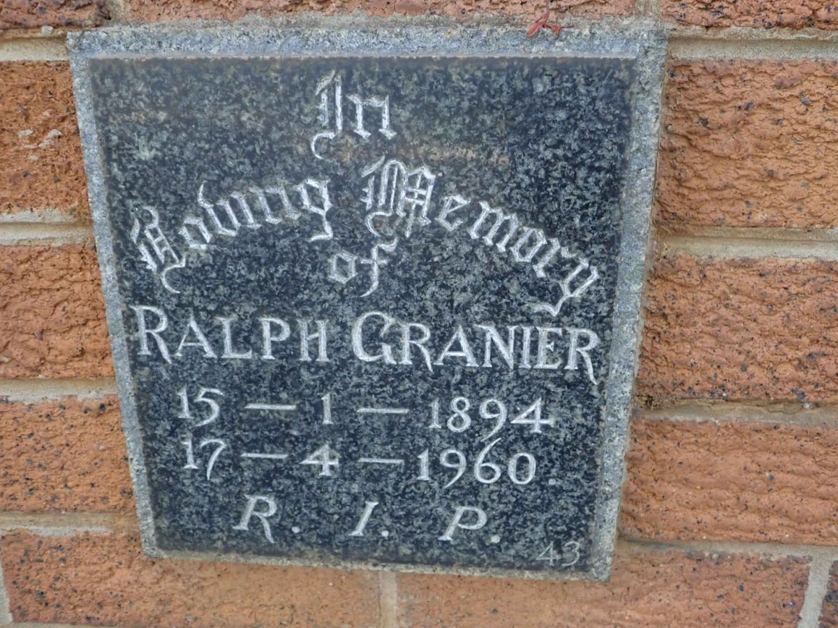 GRANIER Ralph 1894-1960