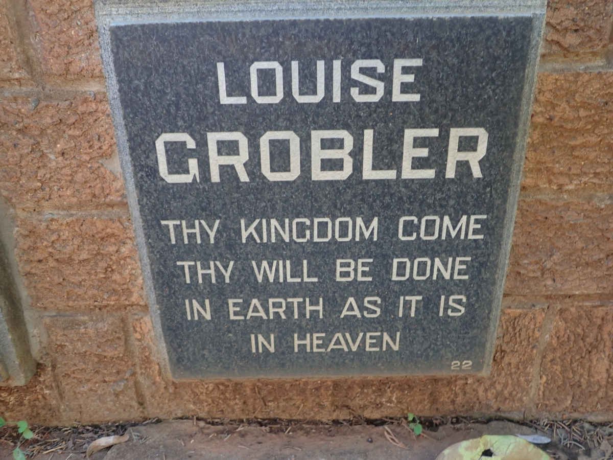 GROBLER Louise