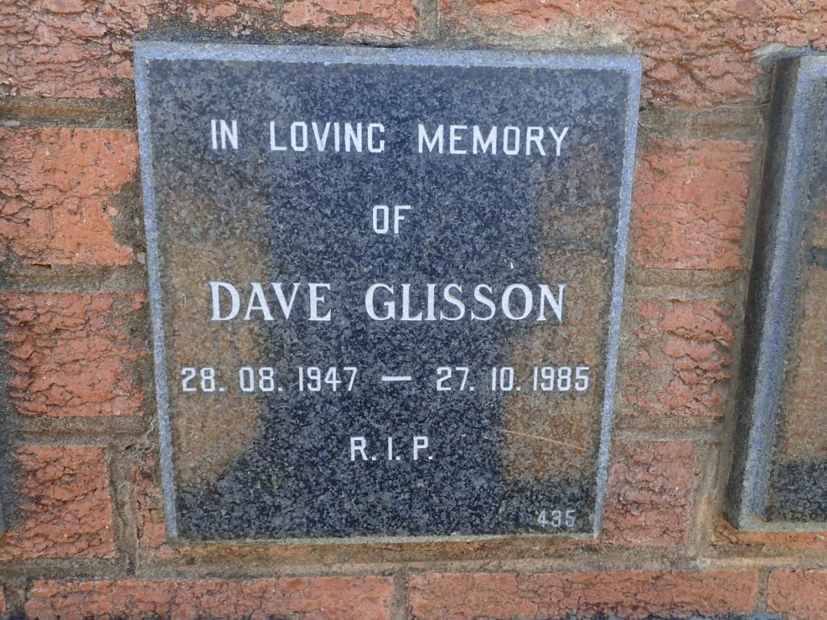 GLISSON Dave 1947-1985