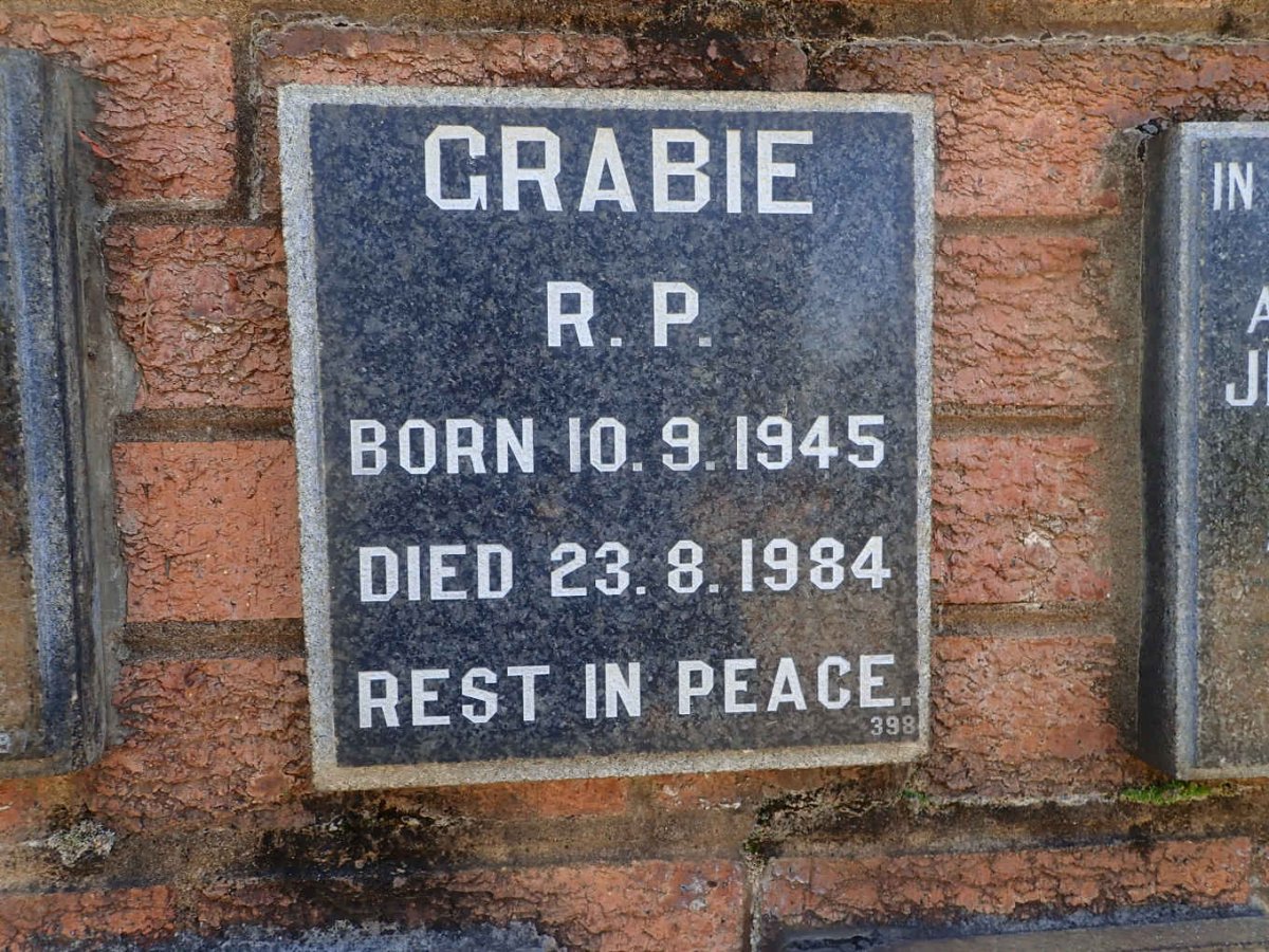 GRABIE R.P. 1945-1984