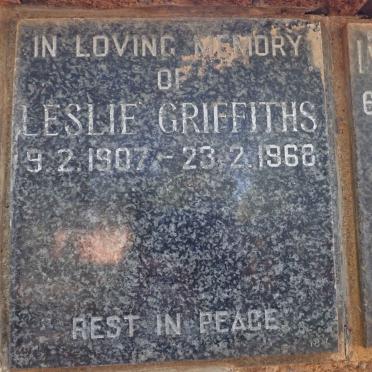 GRIFFITHS Leslie 1907-1968