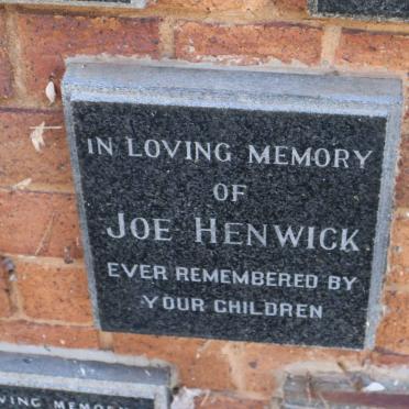 HENWICK Joe