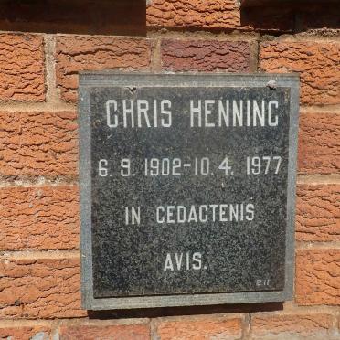 HENNING Chris 1902-1977