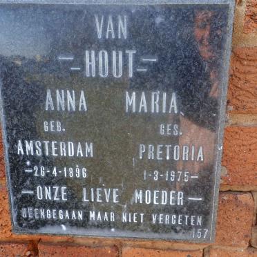 HOUT Anna Maria, van 1896-1975