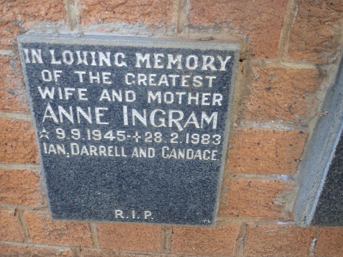 INGRAM Anne 1945-1983