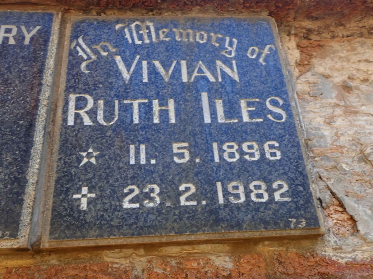 ILES Vivian Ruth 1896-1982