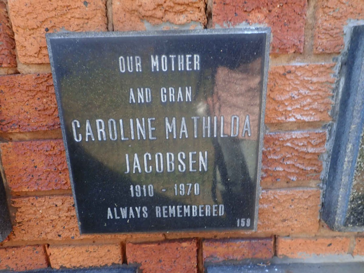 JACOBSEN Caroline Mathilda 1910-1970
